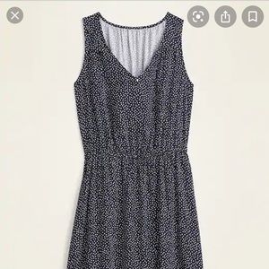 Old Navy sleeveless waist defined dress size L
